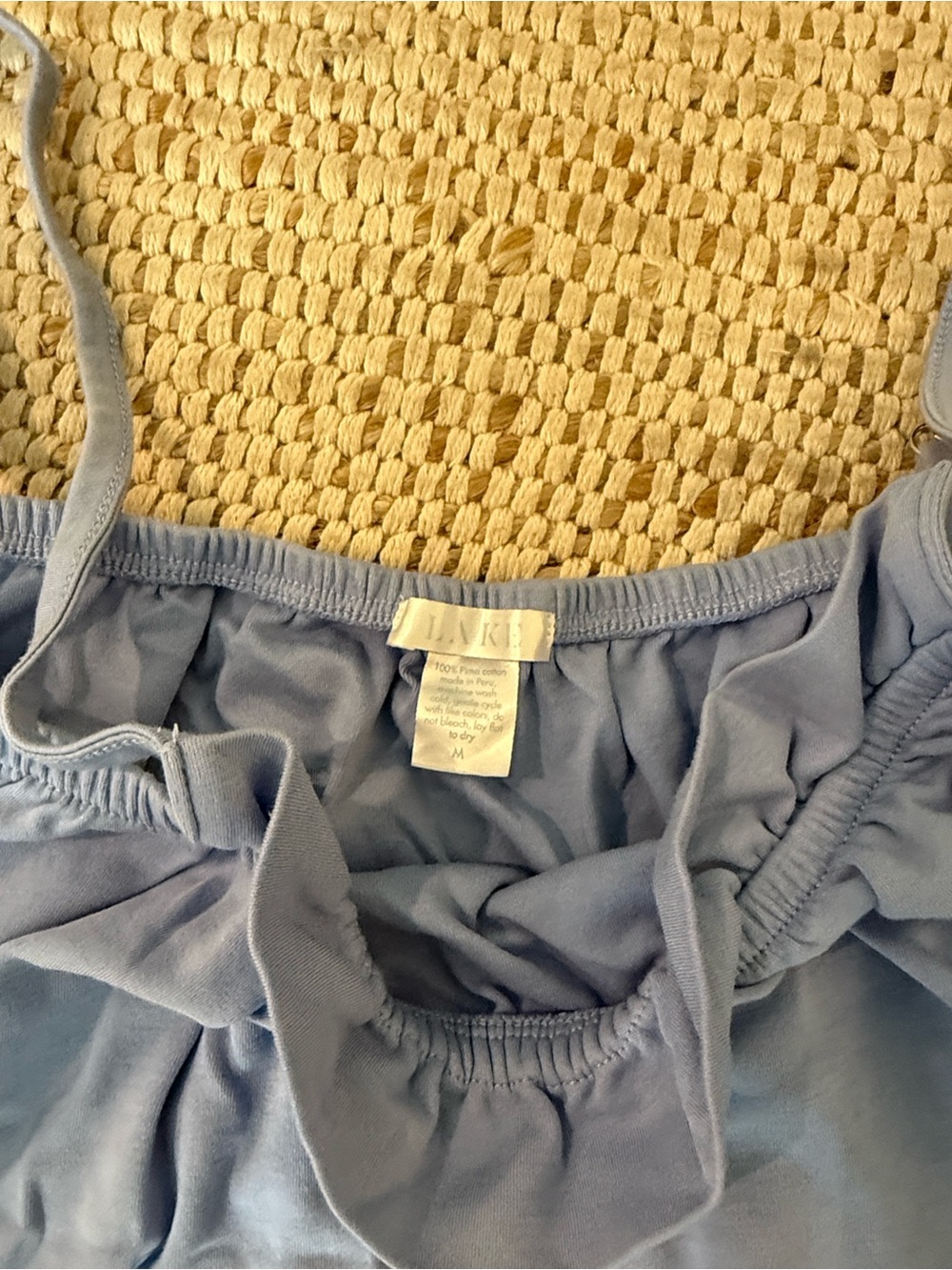 LAKE Light Blue Ruffle-Trim Set - Picture 4 of 5